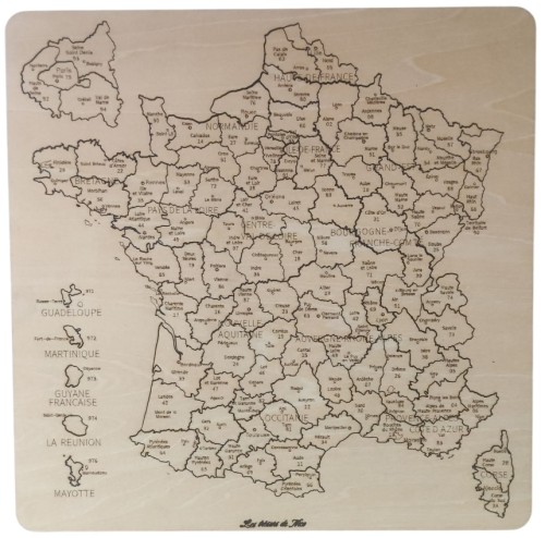 Le puzzle de la France - Vue Principale