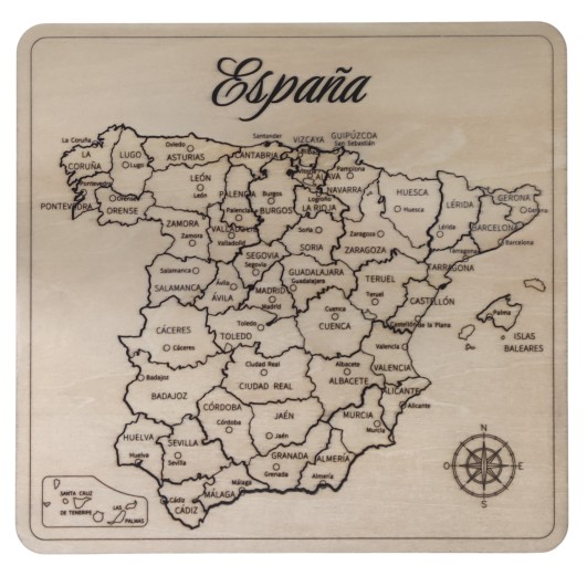 Le puzzle de l'Espagne - Vue Principale