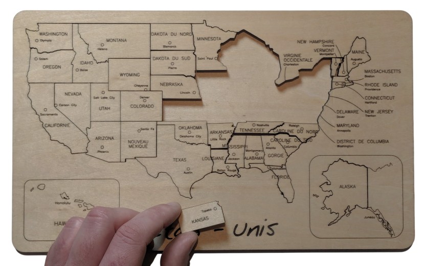 Le puzzle des Etats-unis - Vue 3