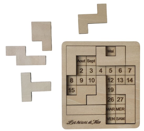 Calendrier perpétuel JDM - Vue 2