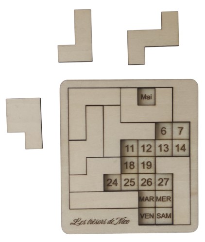 Calendrier perpétuel JDM - Vue 3