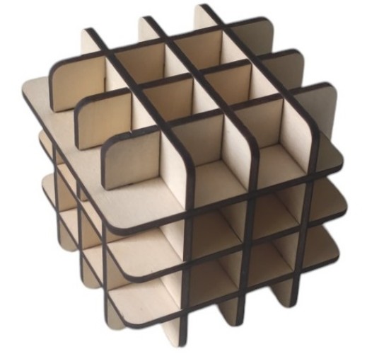 {'Le cube des peignes'}