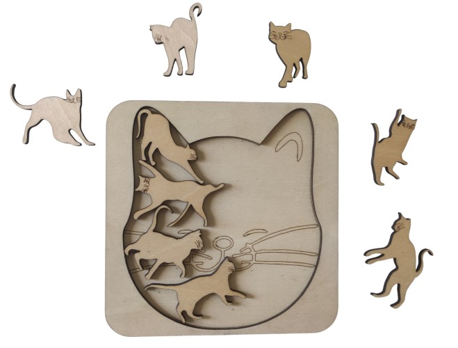 {'Le Puzzle des chats'}