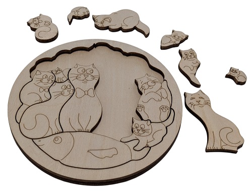 Le puzzle des chats et du poisson - Vue 3