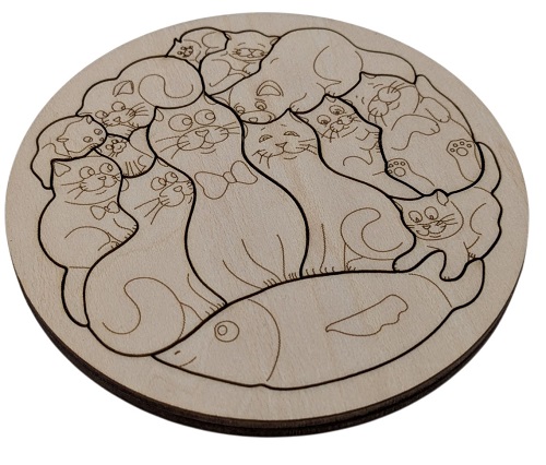 Le puzzle des chats et du poisson - Vue 4