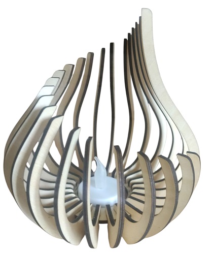 Photophore - Fleur - Vue 2