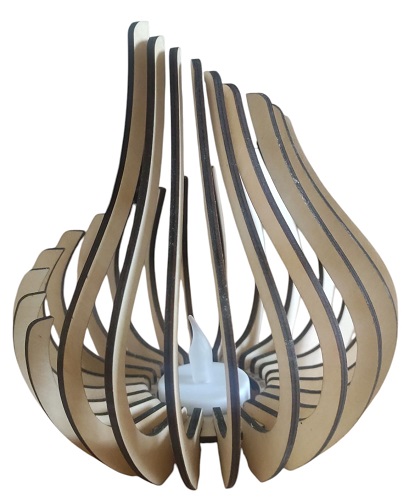 Photophore - Fleur - Vue 3