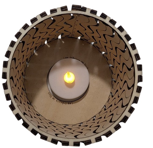 Photophore - Rond Vague - Vue 3