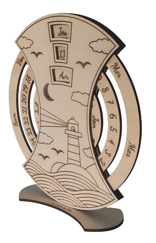 Calendrier perpetuel - Port - Vue 2