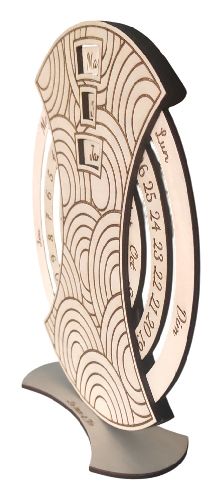 Calendrier perpetuel - Cercles - Vue 4