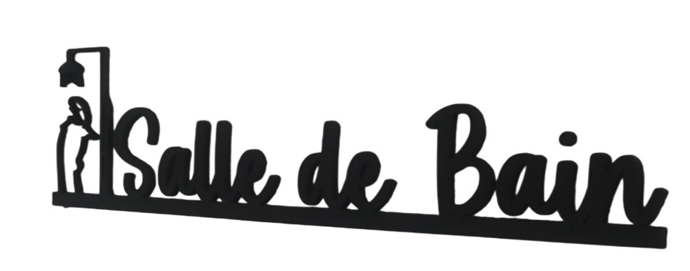 {'Plaque de porte - Salle de bain  + bonhomme'}