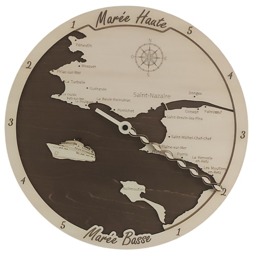 {'Horloge des marées - Loire-Atlantique'}