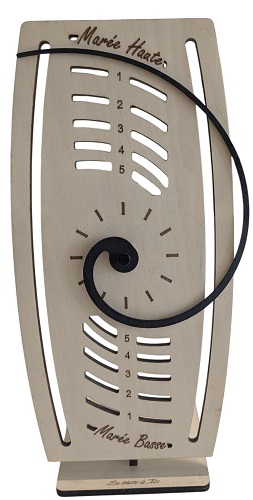 Horloge Fibonnacci Marine - Vue 3