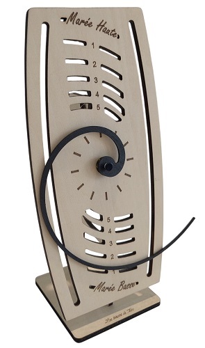 {'Horloge Fibonnacci Marine'}